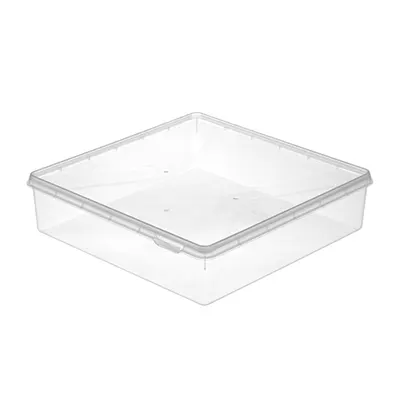 ظرف یکبار مصرف مایکروویوی ۲۵۰۰ شفاف طب پلاستیک