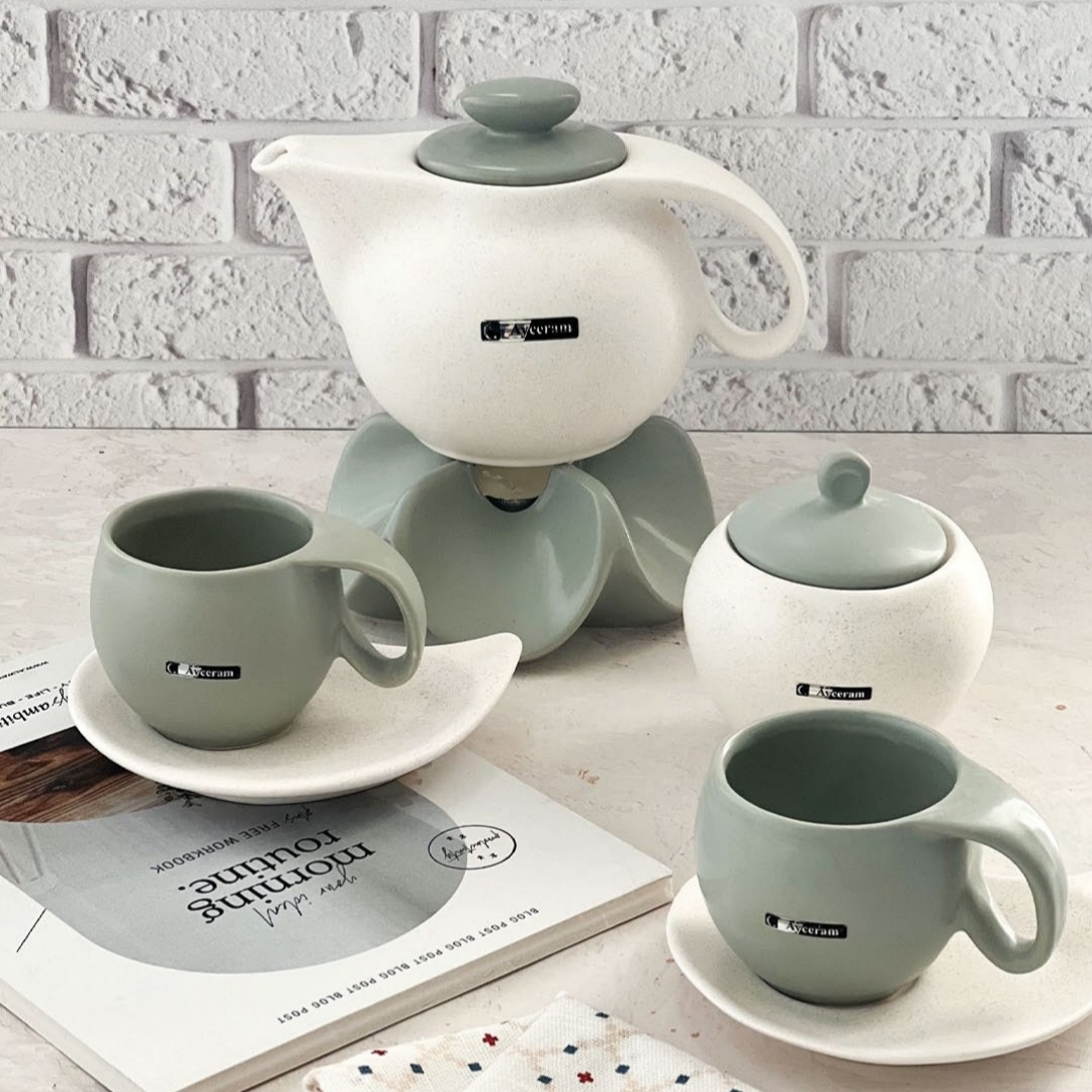 ست چای خوری ۹ پارچه سرامیکی ۰۰۱۰۱