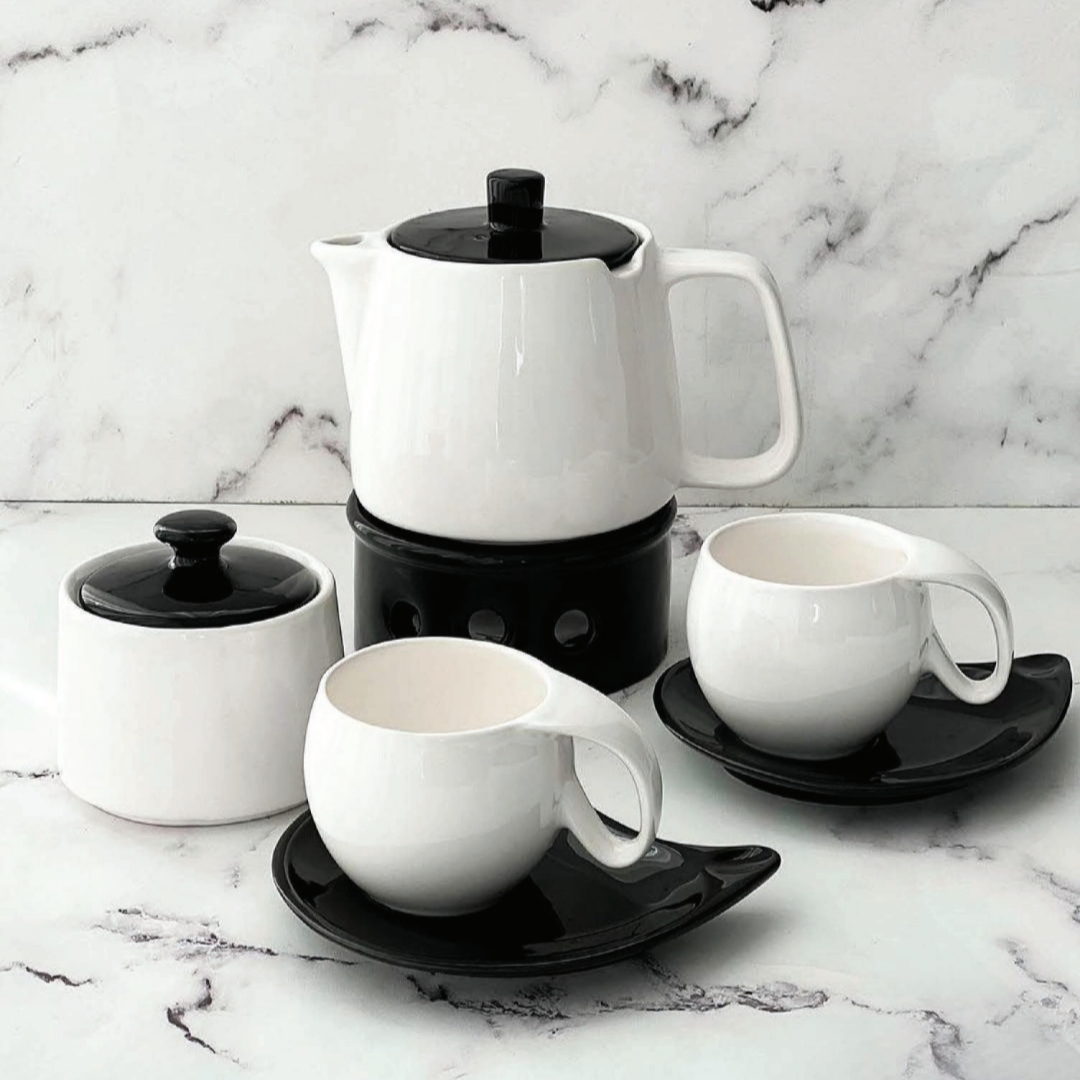 ست چای خوری ۹ پارچه سرامیکی کد ۰۰۱۰۳