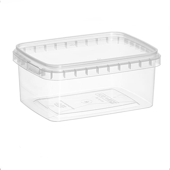 ظرف یکبار مصرف مایکروویوی 550 شفاف طب پلاستیک